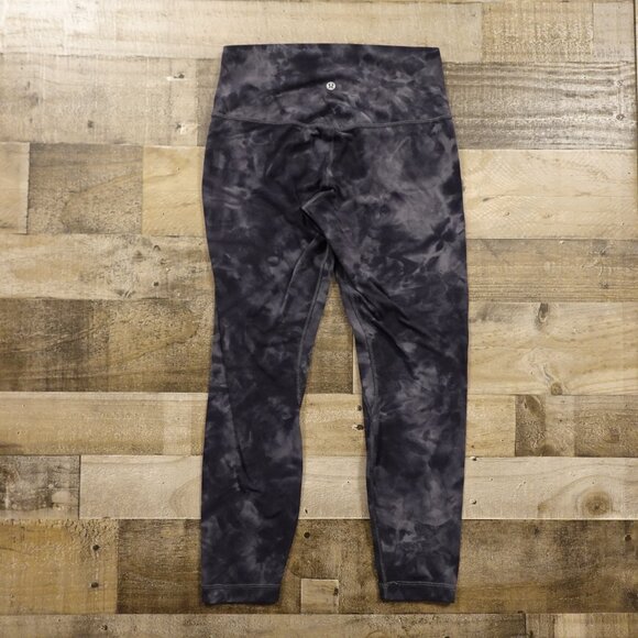 Lululemon Align Pant 25” Diamond Dye Pitch Grey Graphite Grey Women’s Size 8 - Picture 8 of 11